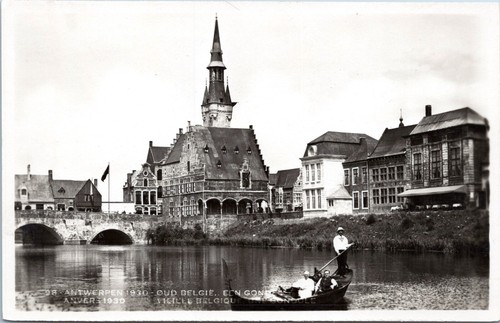 Gondola rppc 1930 - rppc,,
