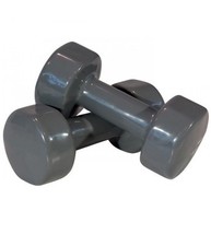 Coppia Di Manubri In Vinile Da