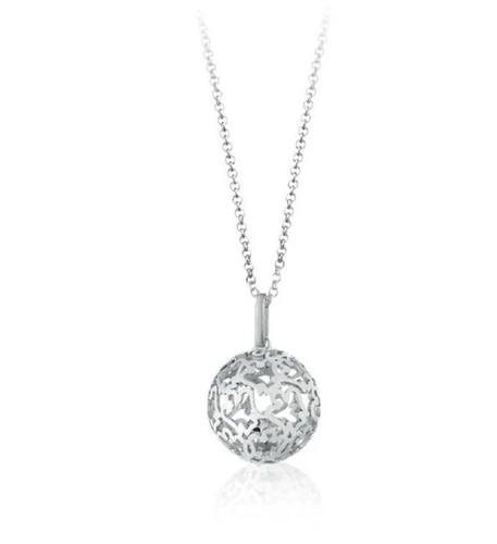 Collana argento 925 rodiato - collana,