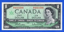 Canada $1 1967 BC-45b-i /