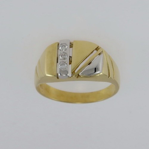 Anello uomo con - anello, oro
