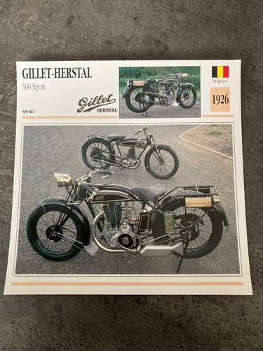 Carte fiche moto collection - carte,