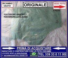 VETRO FINESTRINO PORTIERA POSTERIORE SINISTRA ORIGINALE ALFA ROMEO GIULIETTA