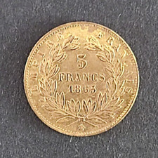 Francia franchi 1865 - francia, 5