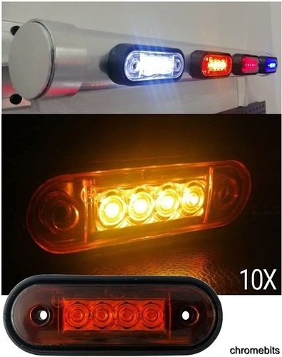 10x luce marker led curva - led,
