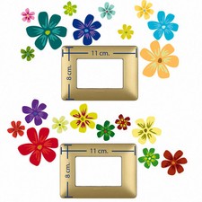 Colorful Flowers Wall Stickers