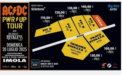 Biglietti concerto acdc - n.,