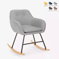 Sedia poltrona a dondolo