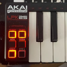 Akai LPK25 controller tastiera