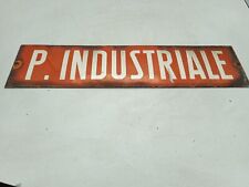 Insegna Smaltata Regie Ferrovie FS Treno Ferrovia Stazione placca targa smalto 