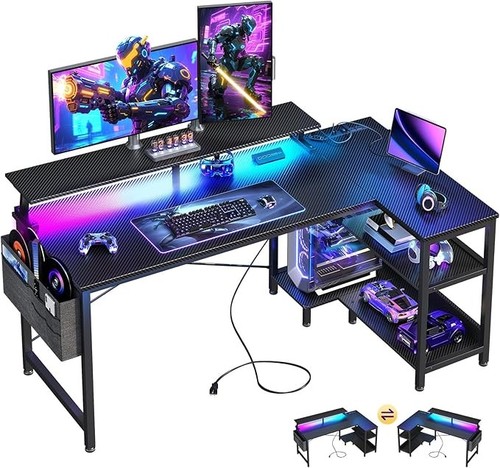 Scrivania gaming forma l - gaming,