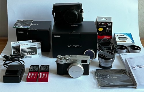 Fujifilm x100v silver completa - x100v,