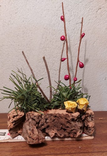 Albero presepe siepe - siepe, con