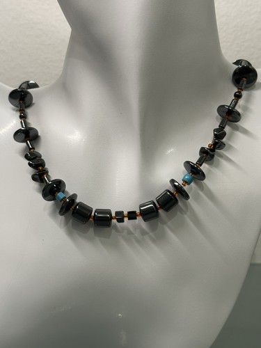 Collana con ciondolo ematite - collana,