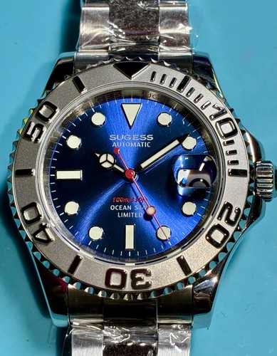 Sugess 40mm sunburst quadrante - sugess,