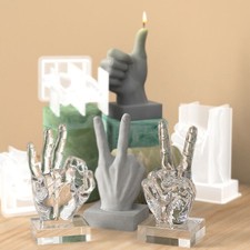Stampo candela silicone - , gesto