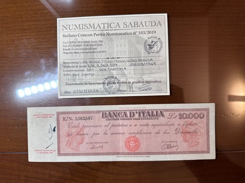 Banconota lire 10000 titolo - 10000,