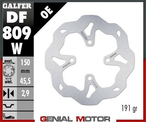 Galfer disco freno posteriore - freno,