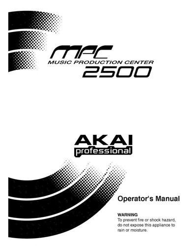 Akai mpc2500 manuale - akai,