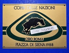 Targa coppa delle nazioni - targa,