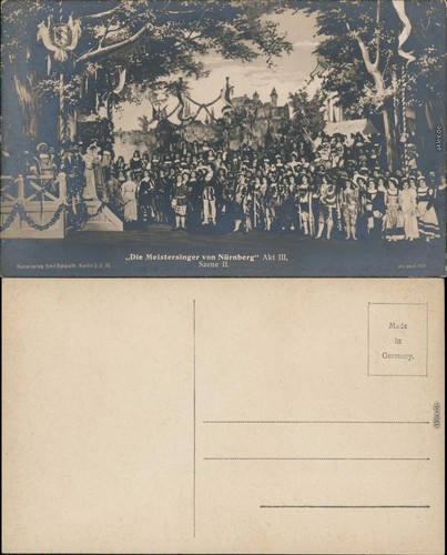 Cartolina die meistersinger - cartolina,