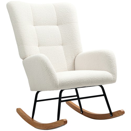 Homcom sedia dondolo in - homcom,