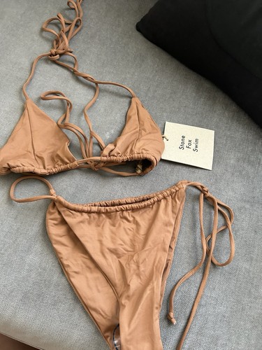 Bikini stone fox swim marrone - bikini,