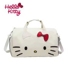 White Hello Kitty Black Large