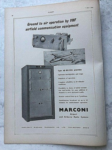 1954 aircraft advert - 1954,