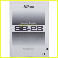 Manuale originale Flash Nikon Speedlight SB-28. Instruction Manual ENGLISH