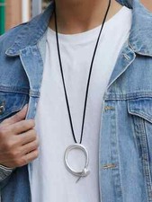 Collana Uomo cordino ciondolo