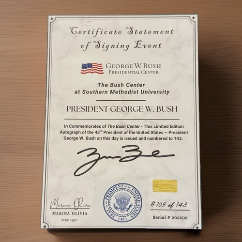 Presidente george bush - presidente, w