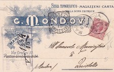 Cartolina Pubblicitaria Testatina Regione Lombardia Tipografia