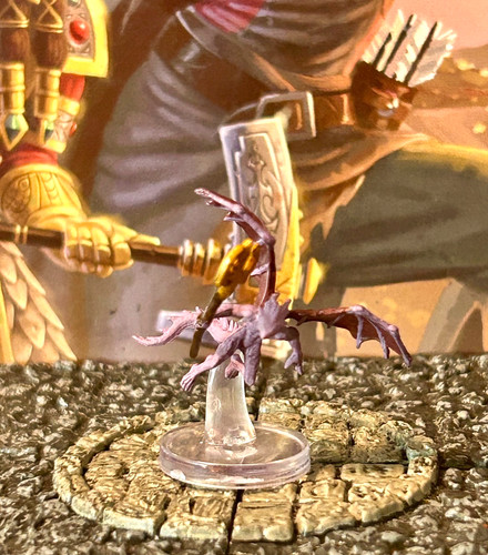 Spined devil miniature - devil, d&d
