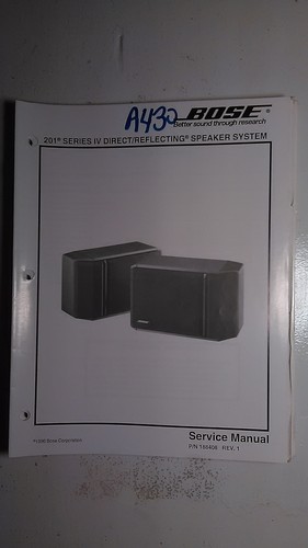 Bose 201 impianto - iv,