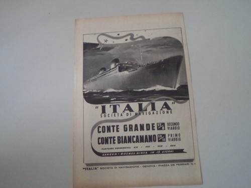 Advertising pubblicità 1949 - pubblicità,