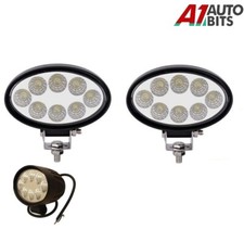 2x 12v 24v 24w Ovale LED Work