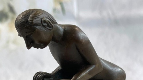 Scultura bronzo figurina - bronzo,