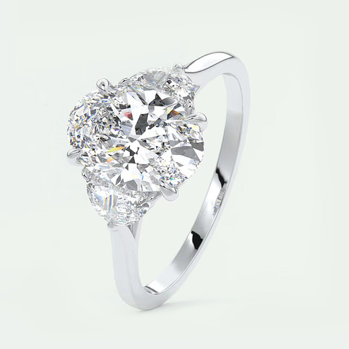 Anello oro bianco kt - oro, con