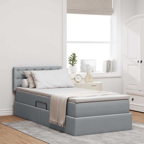 Letto con contenitore led - letto,