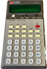 Antica Calcolatrice Portatile-corrente:Batterie-Casio Elsimate 8115. Non accende