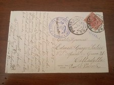 Cartolina viaggiata zona - , di