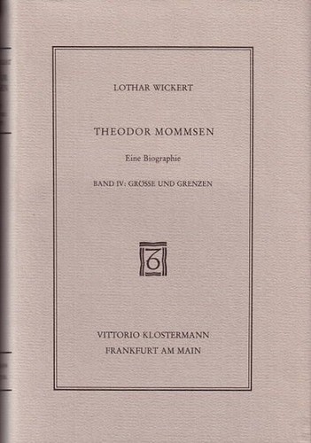 Theodor mommsen eine - mommsen.,