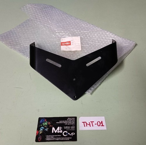 Supporto targa anodizzato nero - supporto,