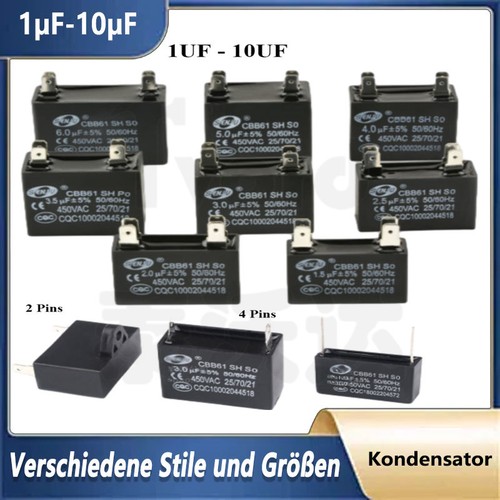 Condensatore cbb61 450v ac - condensatore, 450v~