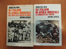 ANGELO DEL BOCA-GLI ITALIANI IN AFRICA ORIENTALE-LATERZA 1979