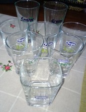 Lotto stock 8 Bicchieri vetro