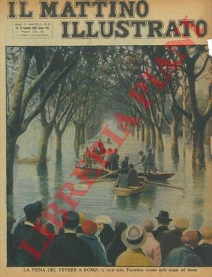 Piena del tevere a roma - -,