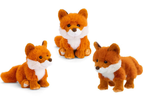 Peluche 15cm volpe clever fox - 15cm,