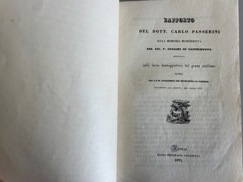 Rarissimo 1835 passerini sulle - passerini,